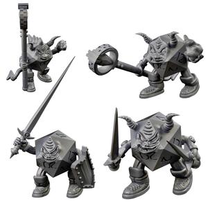 Dice Heroes - Fantasy Hero Dice Resin Miniatures
