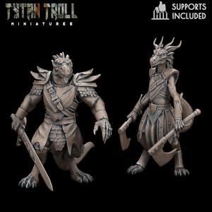 DnD Heroes Dragonborn Fighters [Pre-Supported]