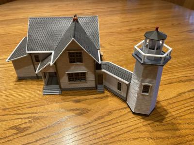 HO Scale Wings Neck Lighthouse