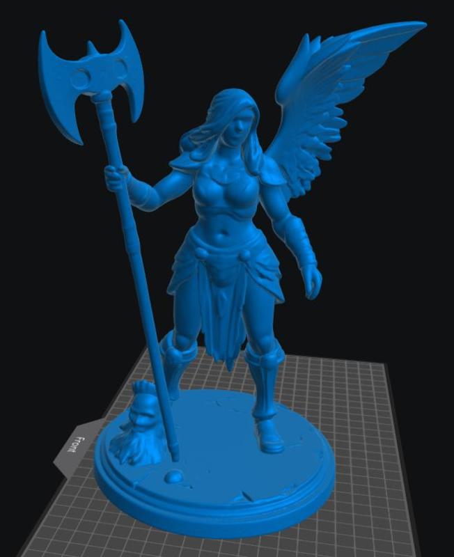 Aasimar Barbarian Female 3