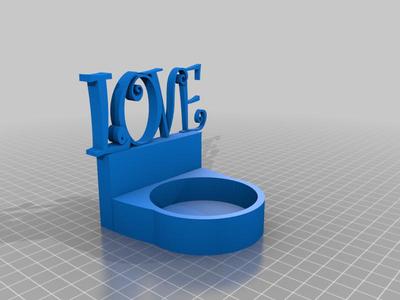 Valentine´s Candle Holder