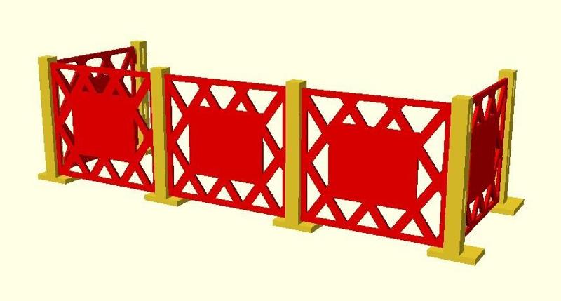 Protective fence   Barriere de protection