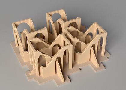 Stairway Archway Maze