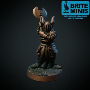 Dark Warrior  (Supportless, FDM friendly)
