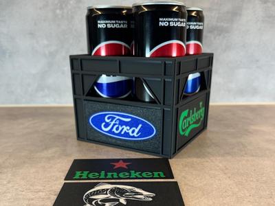 Beer Crate with custom logo - Slim cans