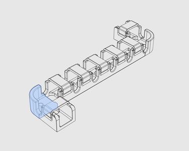 Cable Channel Bend 90°