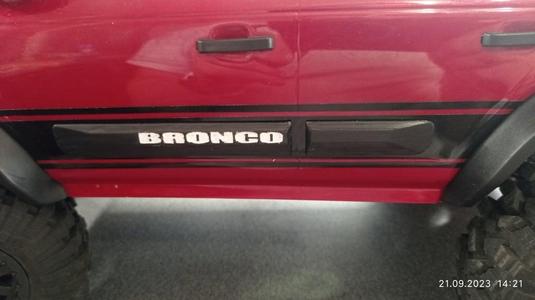 Door scratch protection plate BRONCO TRX4 
