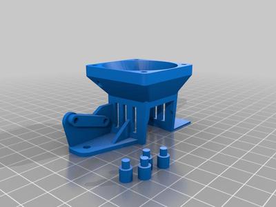 (REMIX!) Mount for CR TOUCH + better air flow