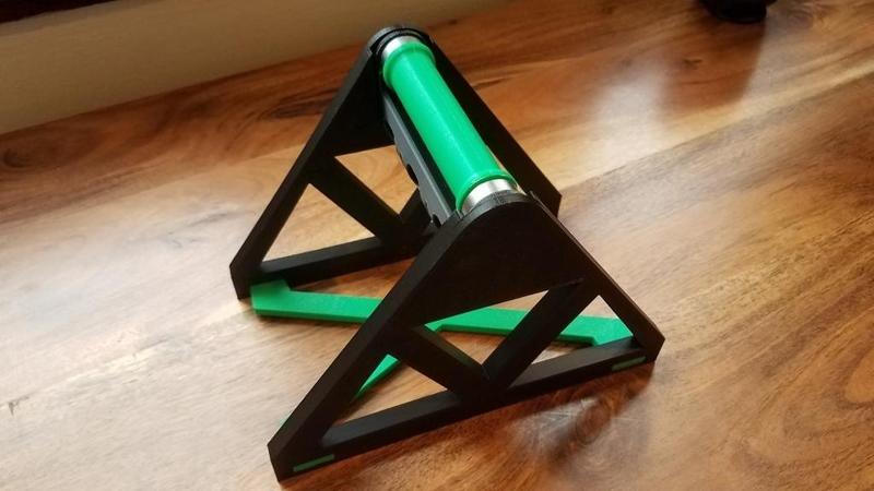 Desktop Filament Holder - Roller Bearing - 80mm Spool