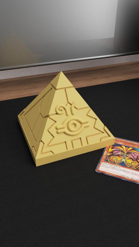 Millennium Puzzle Deckbox - Holds 50/100 Cards + Dice Compartment - Yu-Gi-Oh!