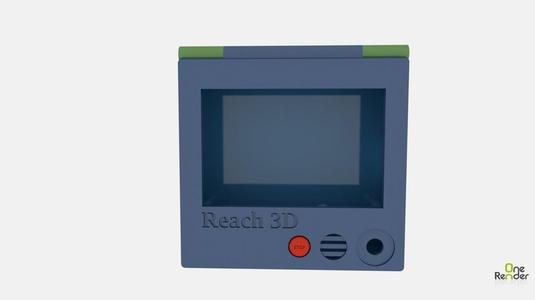 Reach 3D LCD Enclosure Plexiglass Mounted