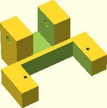 MendelMax Prussa Carriage Servo Mount for Auto Leveling