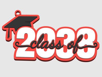 Class of 2038 Keychain