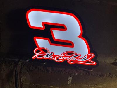 Dale Earnhardt LED Light box