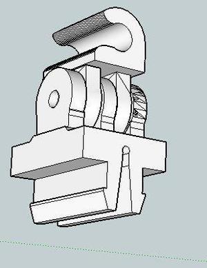 Zortrax M 200 fillament tub holder 