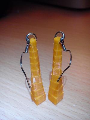 Structure Synth Earrings