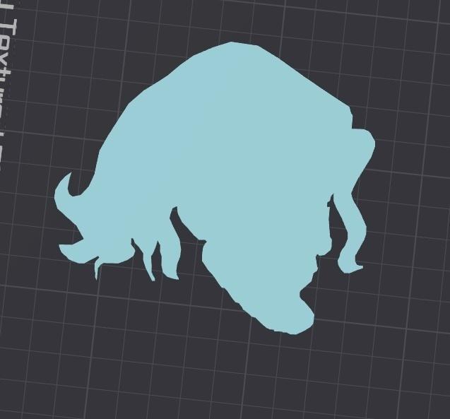 Zeus Fortnite Medallion (Outline of his head)