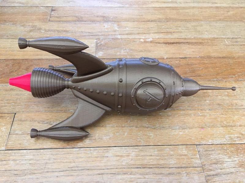 gCreate Official Rocket Ship - 1 Piece Hollow