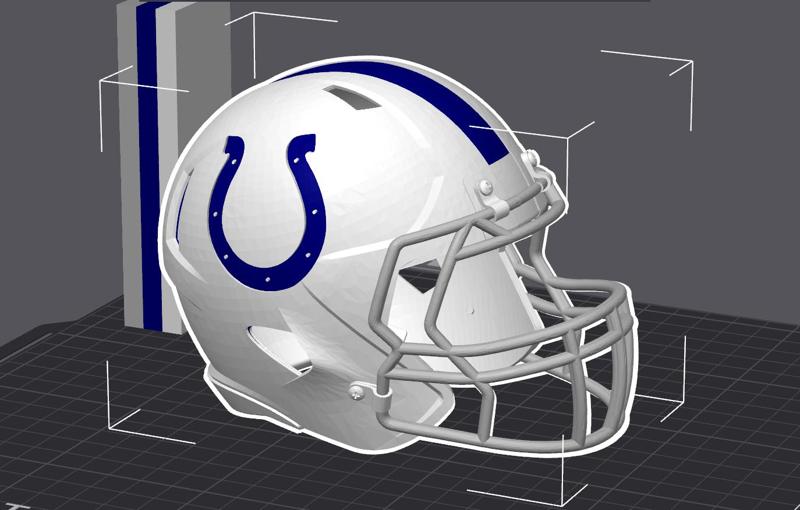 Colts Football Helmet
