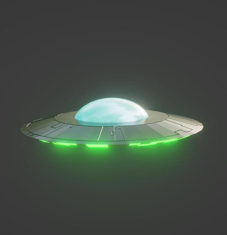 Alien UFO Spaceship UAP Flying Saucer