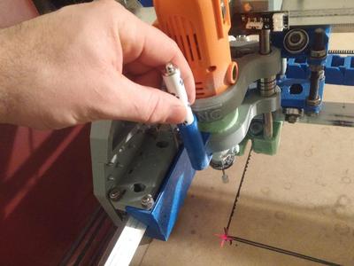 pet laser crosshair root 2 cnc