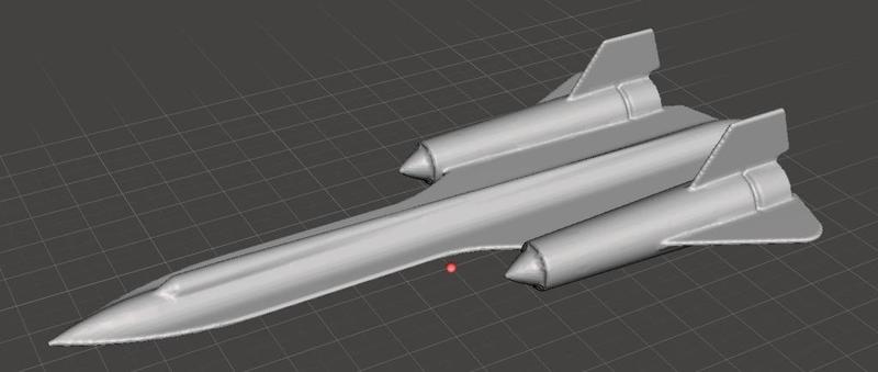 Thicker Wings SR71 Blackbird