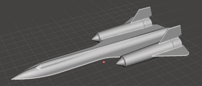 Thicker Wings SR71 Blackbird