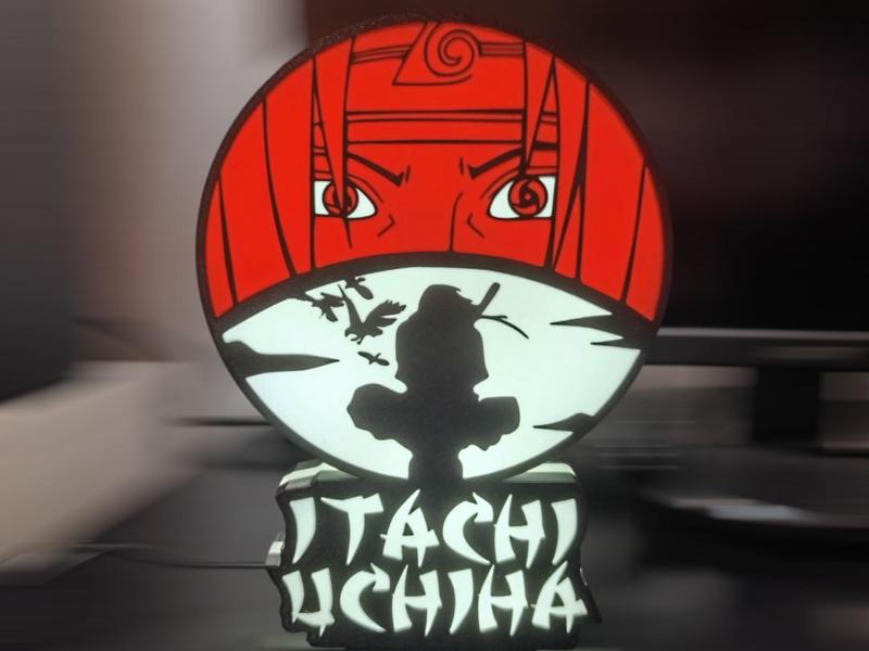 Itachi Uchiha Naruto Anime LED Lightbox