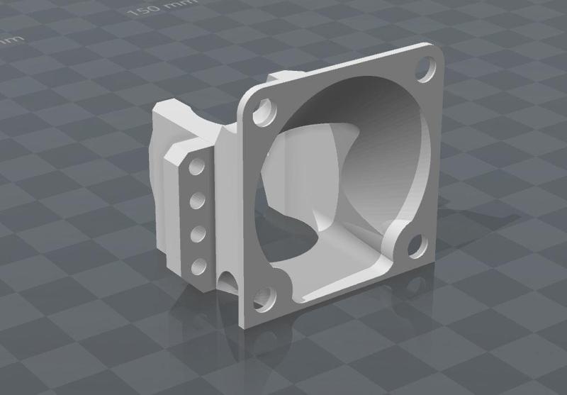 E3D V6 Universal Partcooling Fan Mount