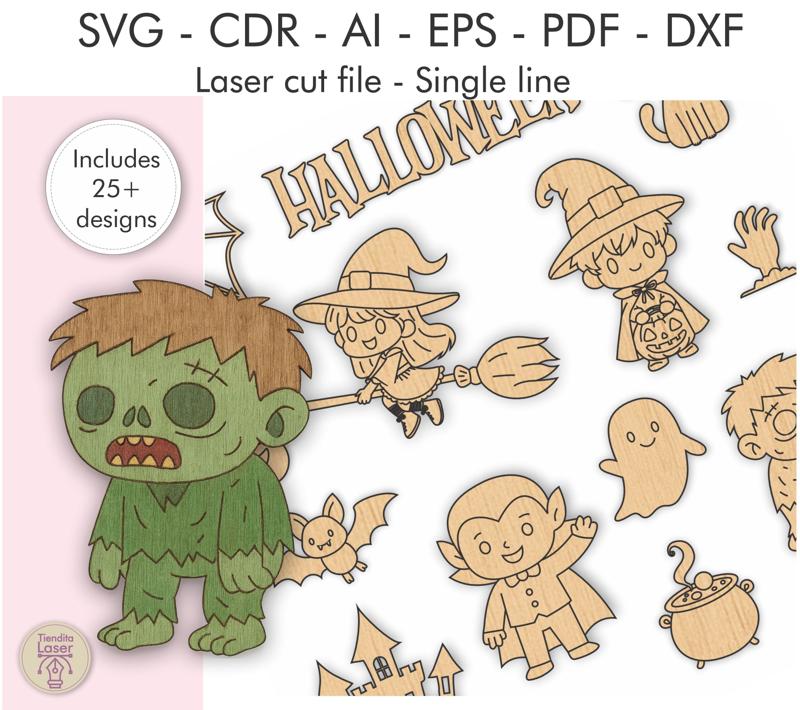 Halloween 2025 - Vectors for laser cutting
