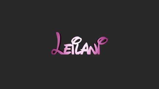 Custom Name "Leilani" - Disney Style | STL for 3D Printing + DXF for CNC