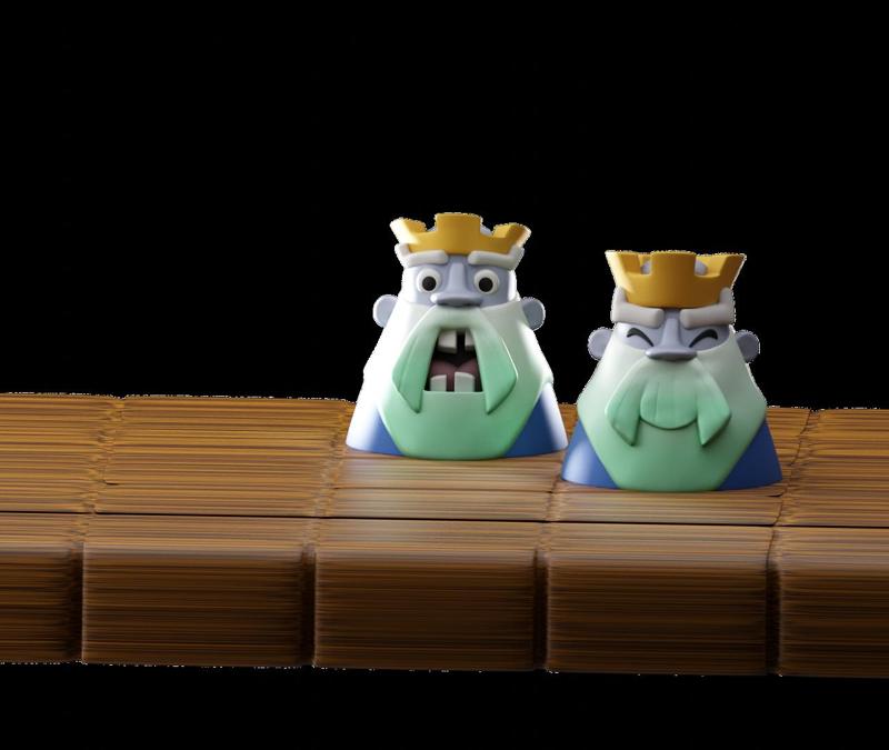CLASH ROYALE EMOJI CHESS EXTRA PCS - KING