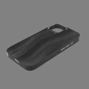 iPhone 15 case with wave pattern