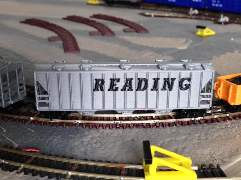 Angled Closed Hopper N Scale Freight Car