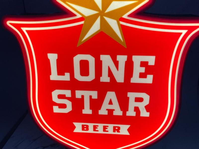 Lone Star Beer Lightbox