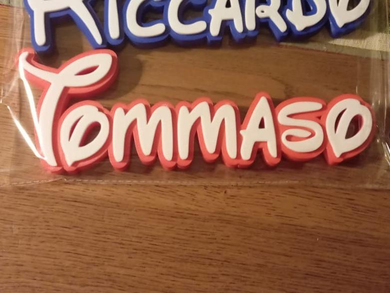 Tommaso Disney Name Sign Ornament Room child Birth