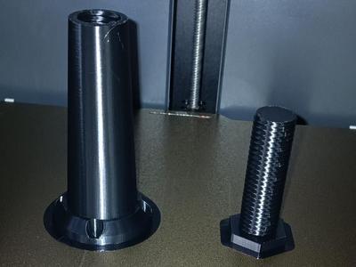 Adjustable furniture foot adjustable 20mm to 150mm