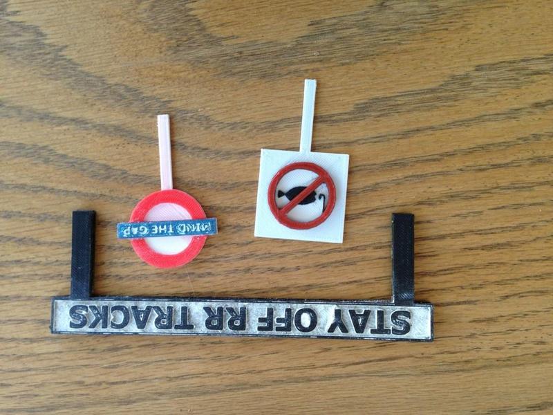 Model Railway signage