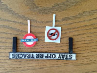 Model Railway signage