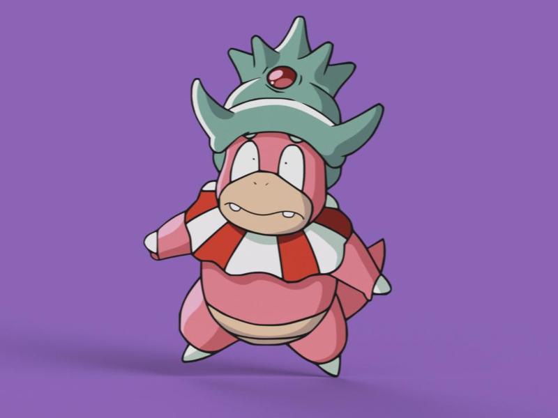 Slowking Wall Art