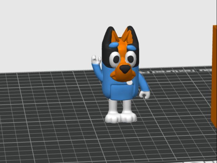 daddy bluey from the cartoon