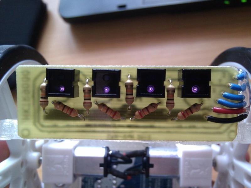 CNY70 sensor array for printbots [Git repo]
