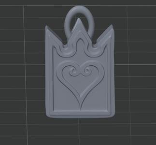 Kingdom Hearts Card Charm