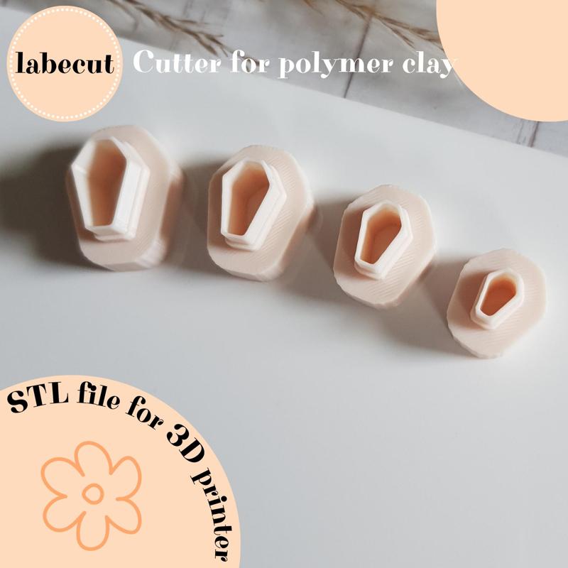 Mini COFFIN polymer clay cutter