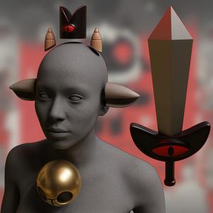 cult of the lamb cosplay Accessory Bundle The Lamb