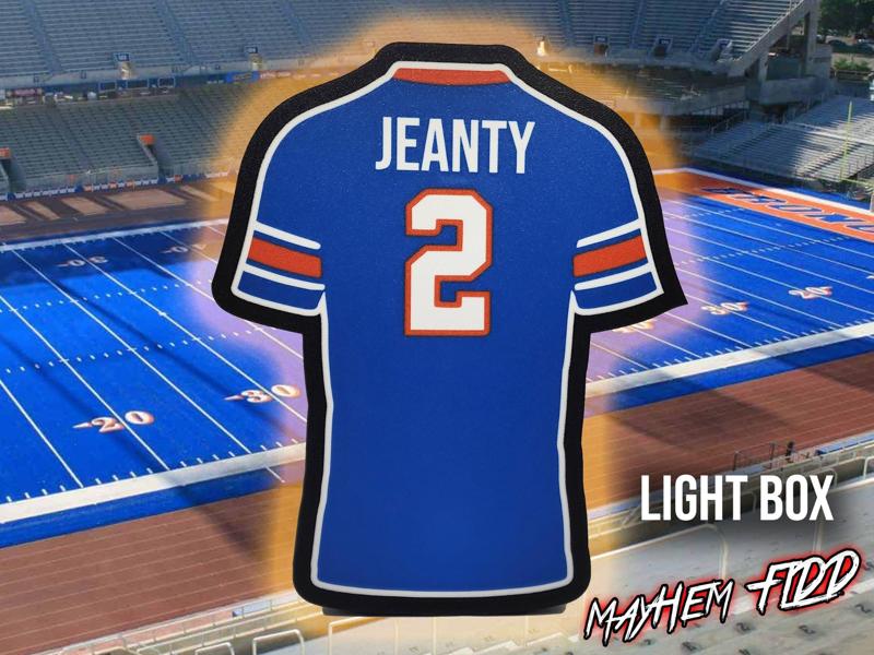 Boise State - Jeanty - Jersey #2 - Light Box