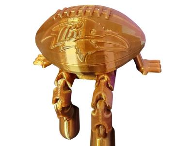 Articulated Baltimore Ravens Football Buddy