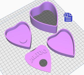 2 in 1 Planchette Bath Bomb Mold