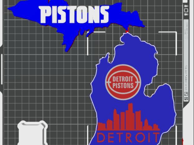 Detroit Pistons Wall/Desk decorations