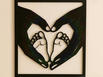 Wall Decor "Love in Parents' Hands"
